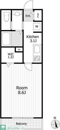 カーサベルーデの物件間取画像
